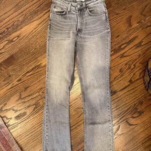 ** Zara grey denim jeans **